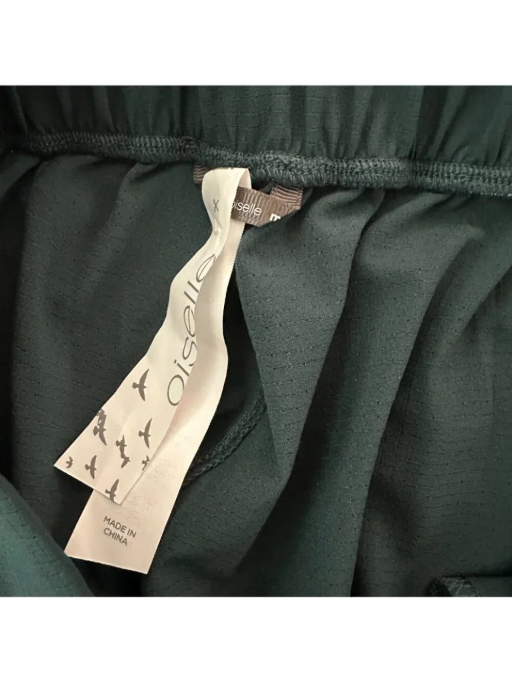 NWT Oiselle Benjamina Joggers Pull On Pants Womens MEDIUM Juniper Green - Picture 2 of 7
